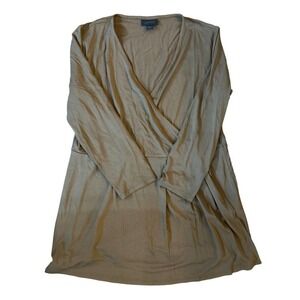 J Jill Wearever Pleated Crossover top XS